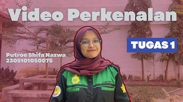 Video Perkenalan - Putroe Shifa N. - Praktikum Rancangan Percobaan (SAGE3047) - Agroteknologi FP USK