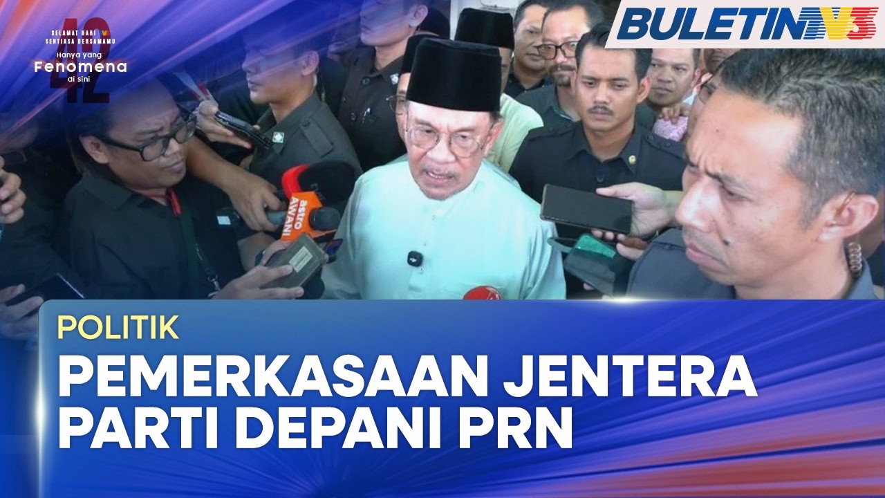 POLITIK | Biro Politik PKR Bincang PRN Johor, Negeri Sembilan