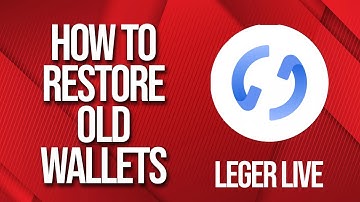 How to restore wallets on ledger live