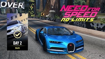 Bugatti Chiron Day 2 Shift NFS No Limits Android IOS Gameplay Walkthrough