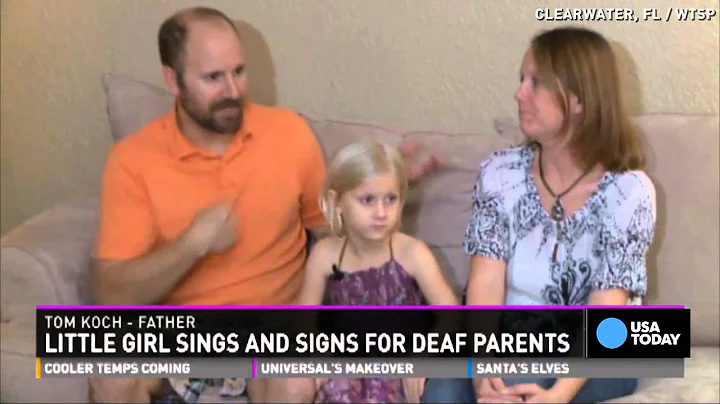 Girl signs Christmas concert for deaf parents