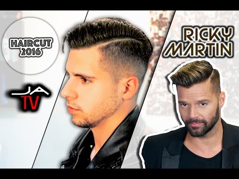 Ricky Martin corte de pelo ▻ Ricky Martin hairstyle ○ Corte para hombres  2016 ○ 2016 Men's haircut - YouTube