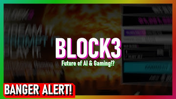 [HOT🔥] - Block3 could be the futre of AI Crypto Gaming with their incredible new technology!