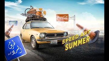 The Making of Photo-Manipulation:  | SUMMER ROAD | Photoshop  Compositing Tutorial