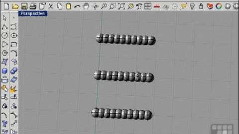 Rectangular Array - Rhino 4 Tutorial