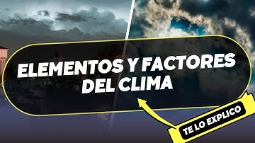 Elementos y Factores del Clima | Explicacion Facil