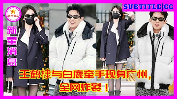 王鹤棣与白鹿牵手现身广州，全网炸裂！