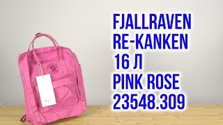 Распаковка Fjallraven Re-Kanken 16 л Rose YouTube