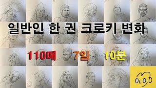 [그림독학] EP0. 레벨 테스트_일반인 무작정 크로키! 그림 실력이 늘까?