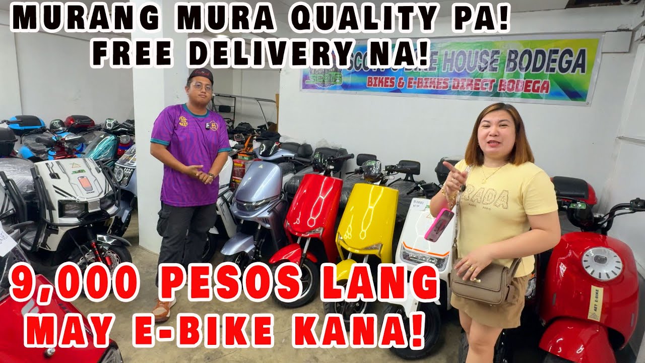 DIRECT WAREHOUSE 9,000 PESOS LANG |  LITHIUM BATTERY NA E-BIKE AFFORD MO!