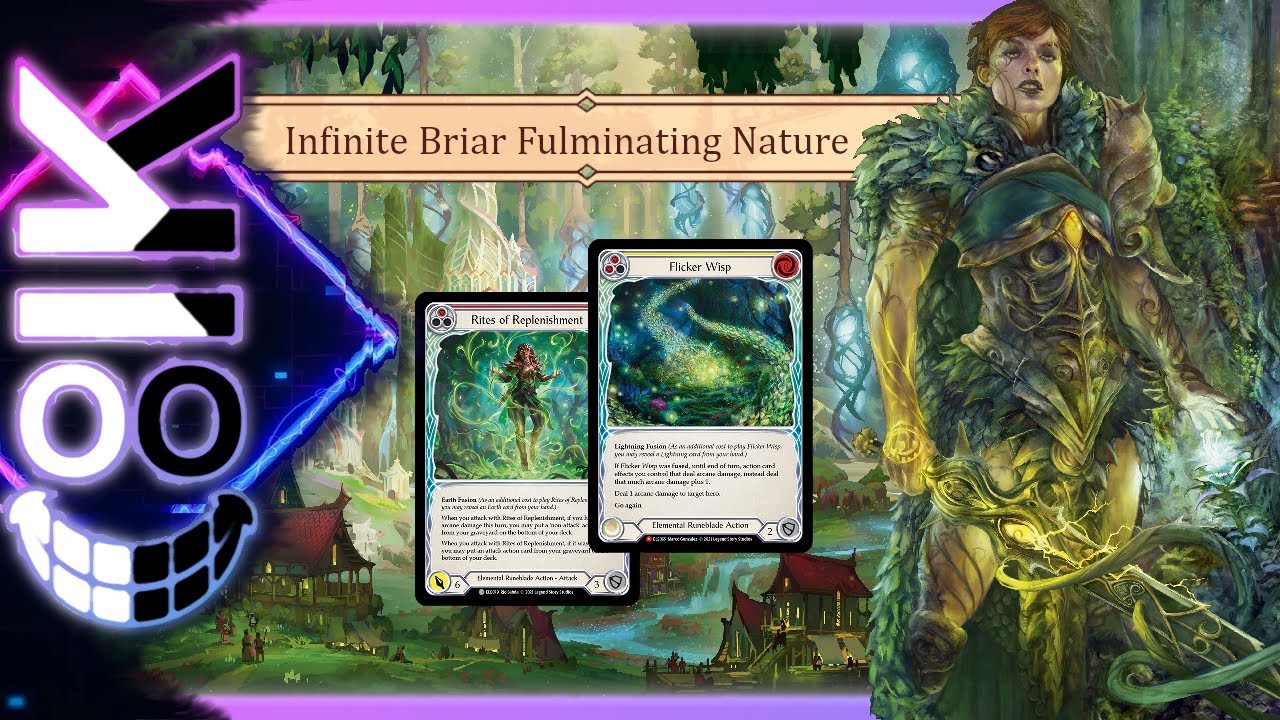 Flesh and Blood ブライアー CF ROS255 If Cards Align | Briar: Living Legend, INFINITE DMG Combo | Flesh