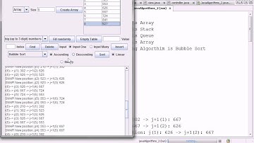 sorting algorithm software GUI