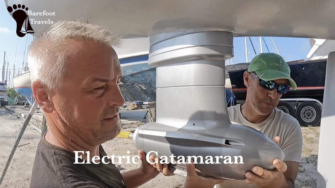 Catamaran Full ELECTRIC CONVERSION – Batteries and Engine Install – Part 2 (S4 E45)