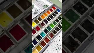 La #peinture avec #aquarelle est ma technique préférée 😁 #schmincke #godofwar #testmateriel