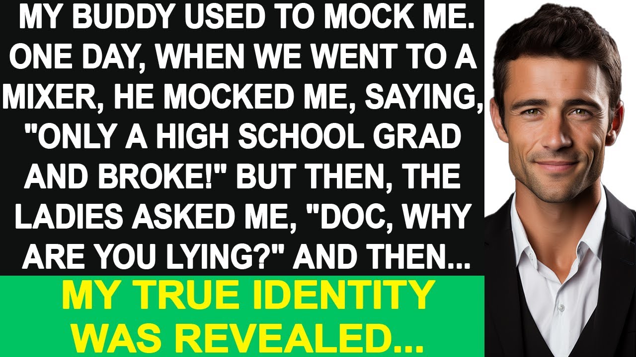 My friend scorned my education. At a social, he mocked, but women exposed my true qualifications.