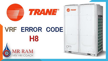 Trane VRF Error code  H8 (English)