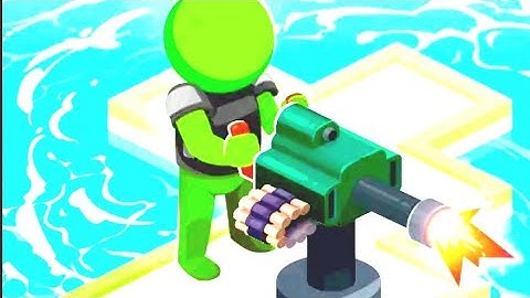 War of Rafts: Crazy Sea Battle / Gameplay Walkthrough Part 2  Raft Army Commander , Android,iOS,