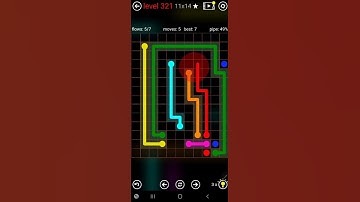 How To Solve Flow Free 11x14 Mega Mania Pack Level 321 Board Walk Through Solution Walkthrough