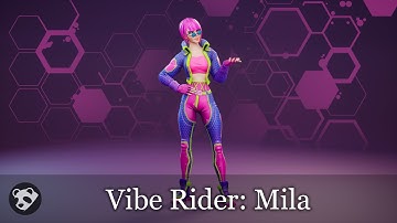 PREVIEW | GAME-READY 3D CHARACTER | VIBE RIDER: MILA