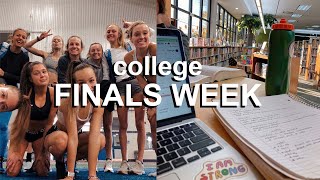 FINALS WEEK AS COLLEGE ATHLETE