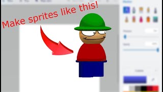 How to make FNF Dave & Bambi/Baldi's Basics 3D Models in PAINT 3D