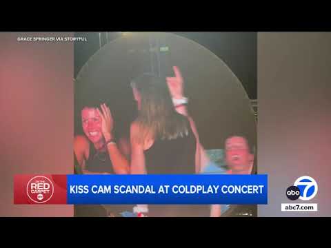 Coldplay Concert Kiss Cam Moment Goes Viral When Chris Martin Jokes About An Affair