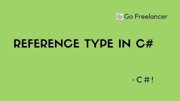 Reference Type in c#