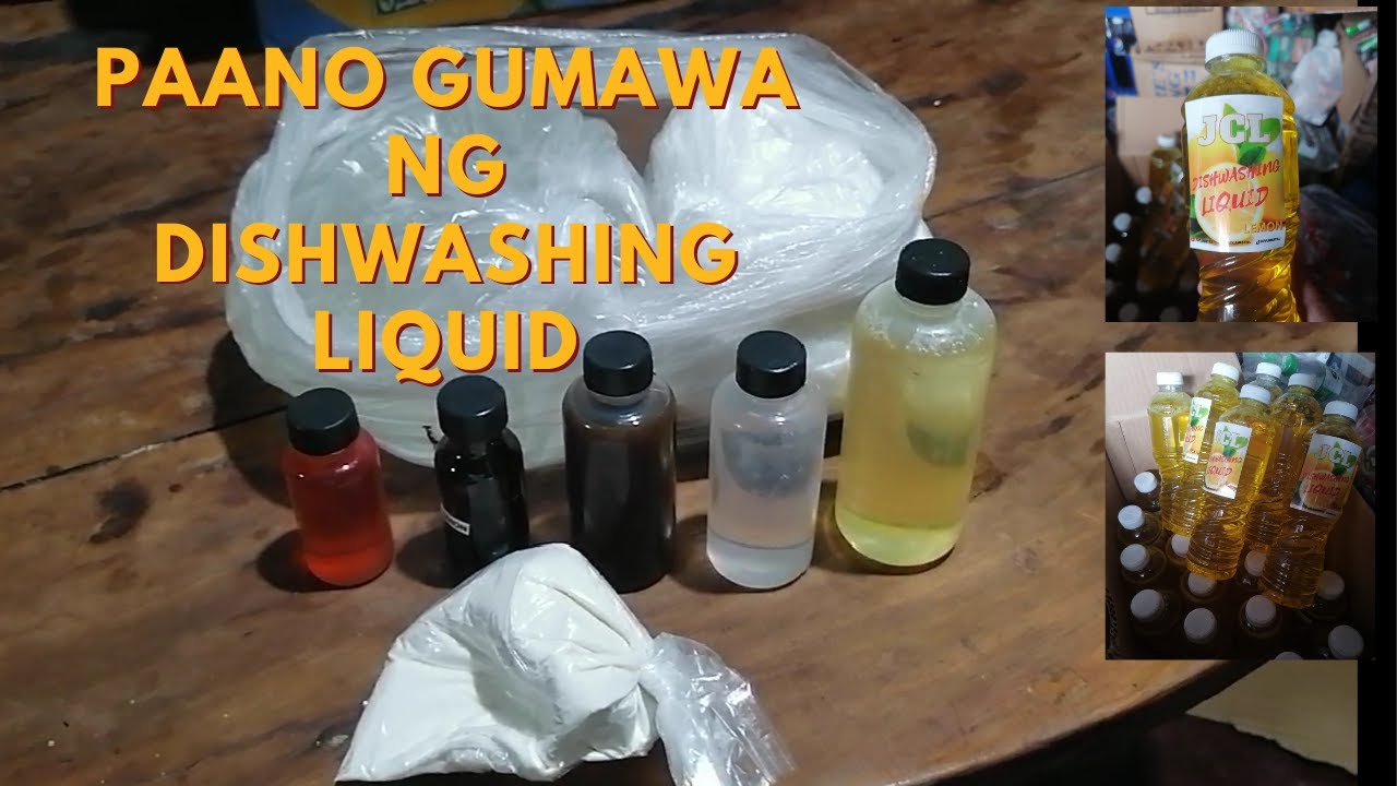 PAANO GUMAWA NG DISHWASHING LIQUID | PWEDE PANGNEGOSYO - YouTube