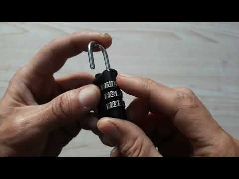 طريقة استخدام قفل الأرقام بسهولة فك شفرة القفل الرقمي خطوة بخطوة