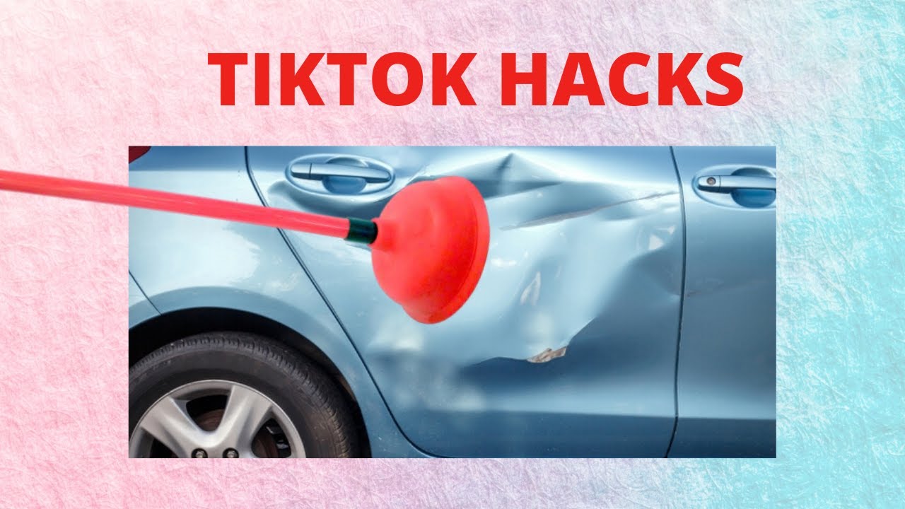 CAR DENT TIKTOK HACK!