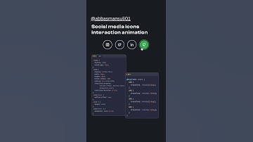✨ Social media icons animation | HTML & CSS