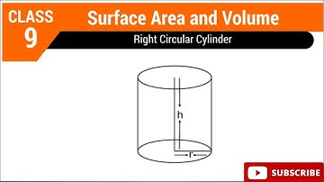 Surface area and Volume I Cylinder I NCERT I Ex 13.2