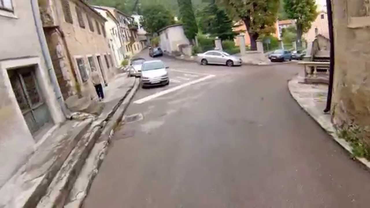 Biking thorugh the old town of Bakar, near Rijeka - YouTube