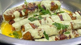 Purani Dilli Famous Aslam Butter Chicken Seekh Kabab Recipe ❤ | Tasla Malak Seekh Kabab