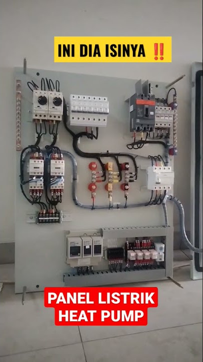 INI DIA ‼️INSTALASI PANEL LISTRIK UNTUK HEAT PUMP ‼️yg ADA di RUMAH SULTAN😱😱😱#shorts