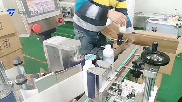 Automatic Round Bottle Labeling Machine, Bottle Labeler Machine