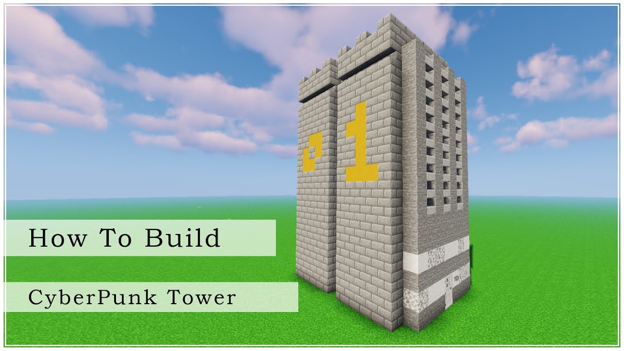 Build a Futuristic Cyber Punk World in Minecraft [Tutorial] - YouTube