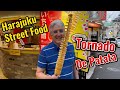 #Harajuku street food: El tornado de patata más largo de #Japón y el pinchito de fresa