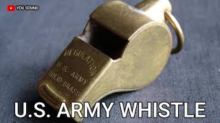 U.S. ARMY WHISTLE SOUND suara peluit prajurit amerika