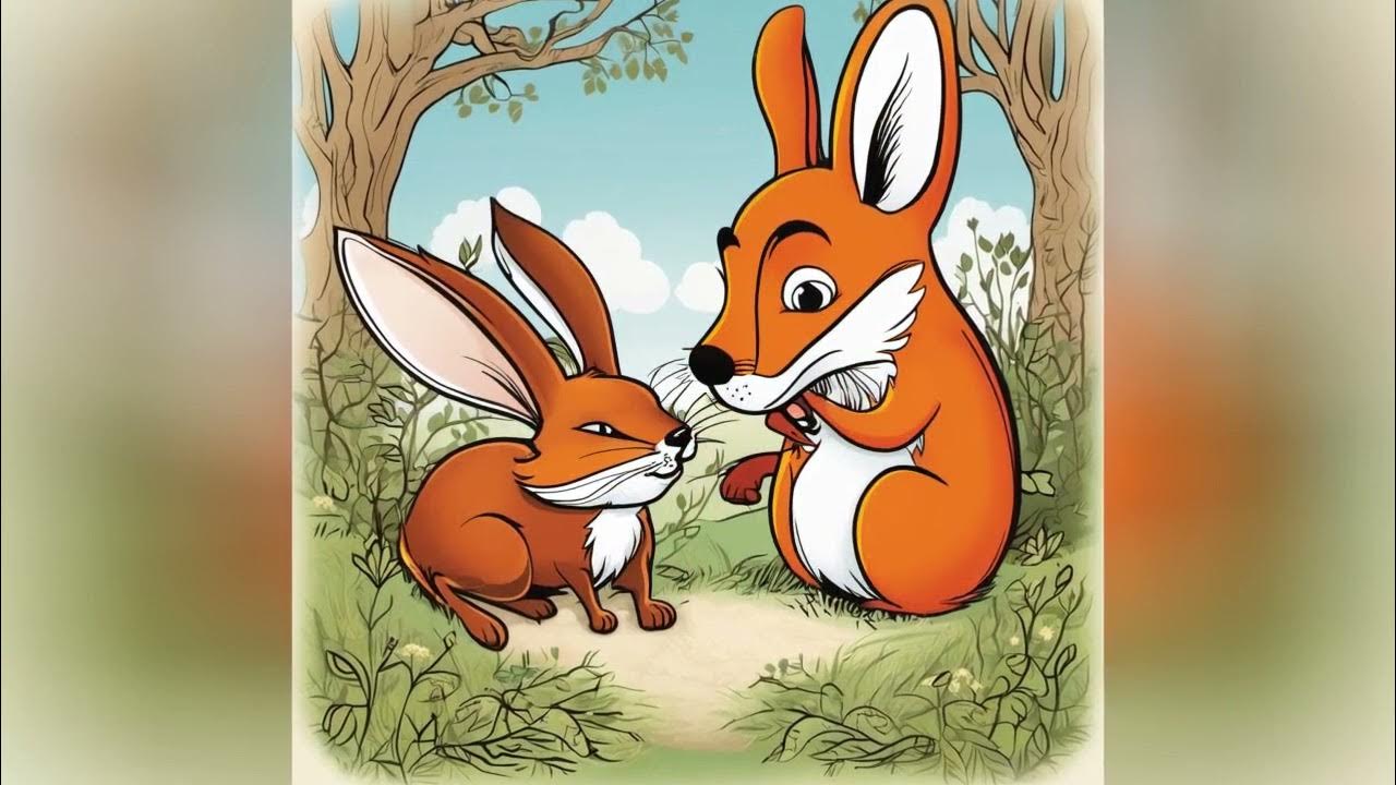 The Clever Rabbit and the Cunning Fox | Kids Story Video in English