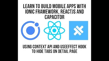 Learn to Build Mobile Apps With Ionic Framework, ReactJS and Capacitor: Hiding Tabs on Detail Page