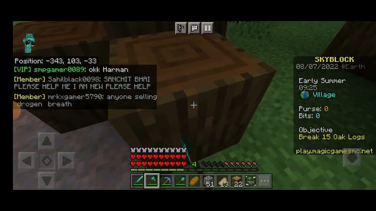 hypixel skyblock copy gameplay 1