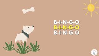 Bingo Dog Song - Soft Instrumental Version with Lyrics - Piano Lullaby screenshot 2