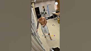 His cute giggling after he locked jimin outside 🥺💜 #jungkook #music #trending #btshindiedits