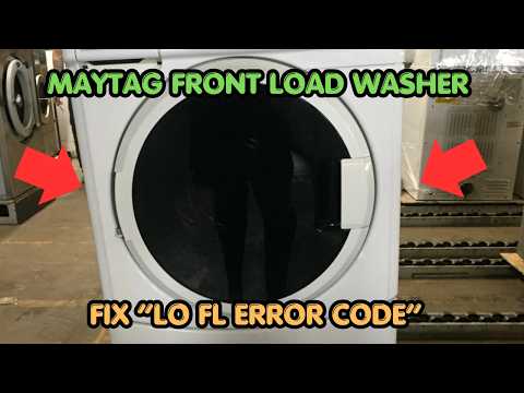 How To Fix Maytag Front Load Washer LO FL Error Code?