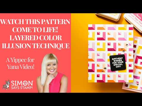 Watch This Pattern Come to Life! Layered Color Illusion Technique