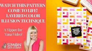 Watch This Pattern Come to Life! Layered Color Illusion Technique