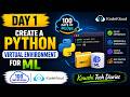Day 1 Create a Python Virtual Environment 100 Days of MLOps KodeKloud #kodekloudengineer #100k #100m