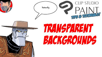 How to make a transparent background. - CLIP STUDIO PAINT [PRO/EX] & PHOTOSHOP TIPS/TUTORIAL