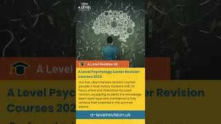 A Level Psychology Easter Revision Courses 2023 | A Level Revision UK